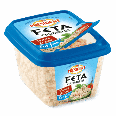 President® Fat Free Feta Crumbles - Tomato & Basil