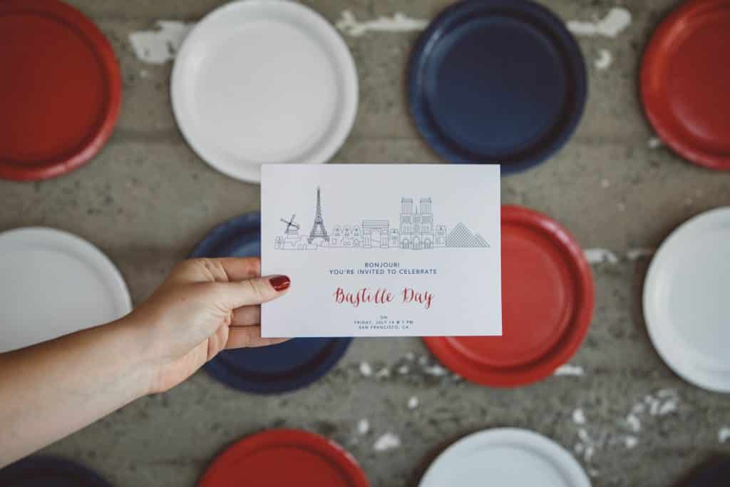 Your invitation to celebrate Bastille Day